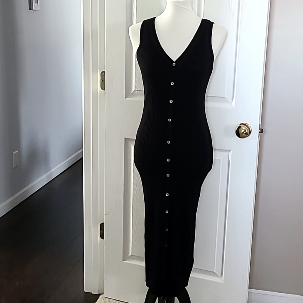 NWT LG Calvin Klein Sleeveless Sweater Dress
